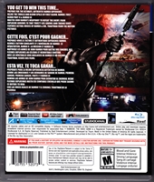 Sony PlayStation 3 Rambo The Video Game Back CoverThumbnail